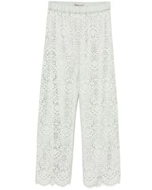 D.exterior Viscosa Clothing Pants - White