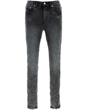 Purple Denim Vintage Wash - Black