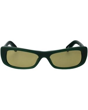 Jacquemus Matte Acetate Sunglasses - Green
