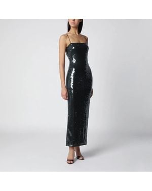 ROTATE BIRGER CHRISTENSEN Sequined Maxi Dress - Black