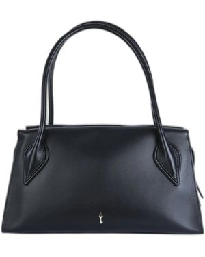 Christian Louboutin Venus Medium Leather Shoulder Bag - Black