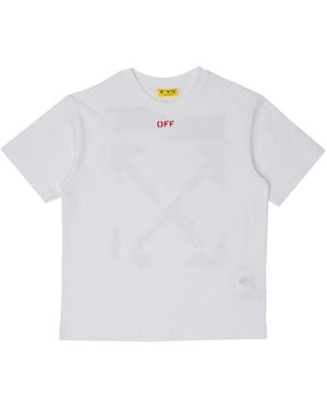 Off-White c/o Virgil Abloh Arrow Spray Mini Tee For Kids - White