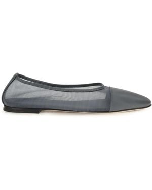 Dear Frances Gala Mesh Ballerinas - White
