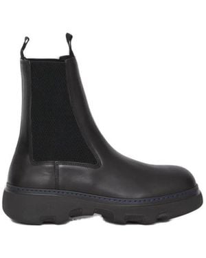 Burberry Leather Boot - Black