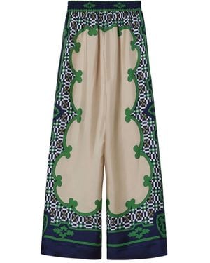 La DoubleJ "Palazzo" Pants Placée - Green