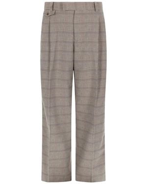 Drole de Monsieur Trousers "Large À Carreaux" - Grey