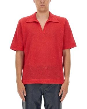 Séfr Séfr V-Neck T-Shirt - Red
