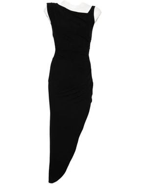 Elisabetta Franchi Sleeveless Long Dress - Black