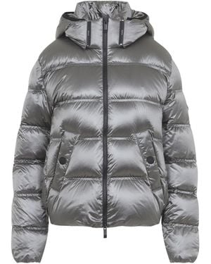 Moncler Hooded Insulated Puffer Jacket - Gray