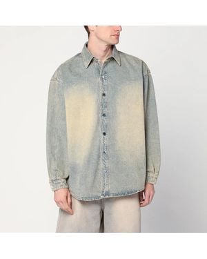 New Amsterdam Surf Association Faded Denim Shirt - Gray