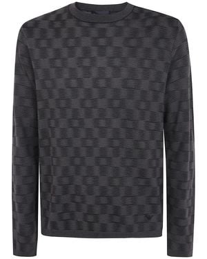Emporio Armani Round Neck Jumper - Black