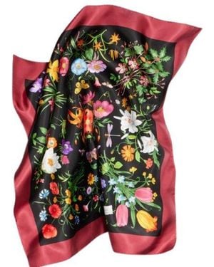 Gucci Reversible Gg Ophidia Silk - Red