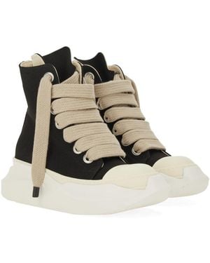 Rick Owens Cotton Sneaker - Black