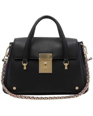 Thom Browne Small Bolton Handbag - Black