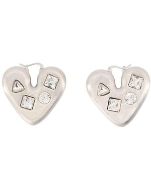 Jacquemus Les Boucles Coeur - Metallic