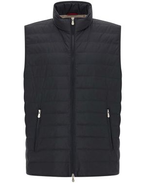 Brunello Cucinelli Quilted Vest - Black