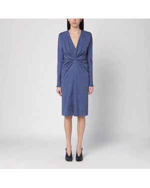 Etro Jacquard-Effect Dress - Blue