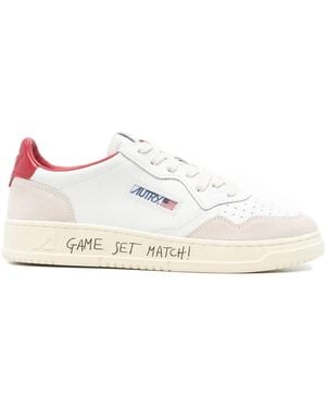 Autry Leather Trainers - White