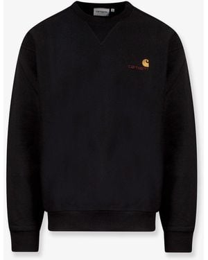 Carhartt American Script Cotton Blend Sweatshirt - Black