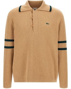 Lacoste 'Archive Edition' Sweater - Natural