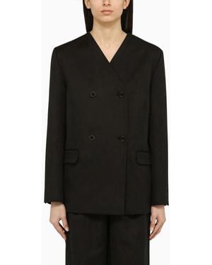 Loulou de Saison Double-Breasted Jacket - Black