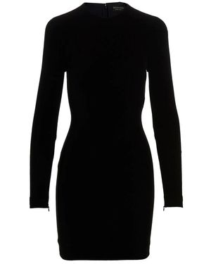 Balenciaga Solid Mini Dress - Black