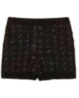 Twinset Cotton Shorts - Black