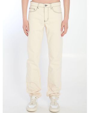 Ami Paris Classic Fit Jeans - Natural