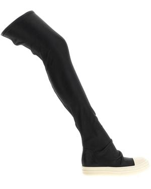 Rick Owens 'High Stocking Sneaks' Boots - Black