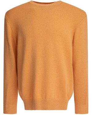 Beams Plus "Lily Yarn" Jumper - Orange