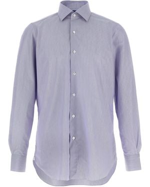 Finamore 1925 'Napoli' Shirt - Blue