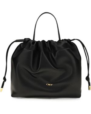 Chloé Bucket Bag With Drawstring Closure - Black