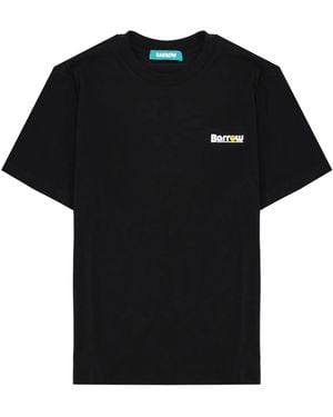 Barrow T-Shirt Con Logo E Stampa - Black