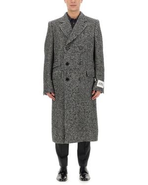 Dolce & Gabbana Dolce & Gabbana Re-Edition Coat - Gray