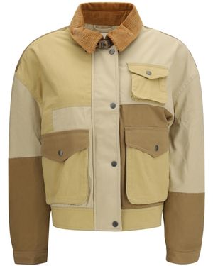 Isabel Marant Marant Etoile Risla Cotton Jacket - Metallic