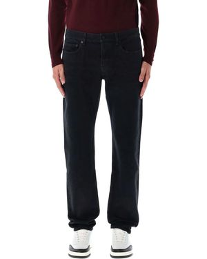 Saint Laurent Low-Rise Slim Jeans - Black