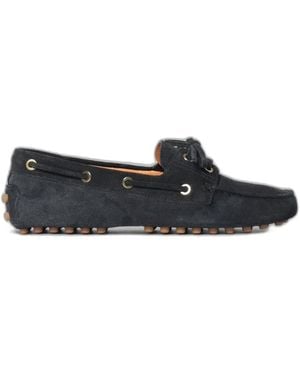 Tod's Eyelet Tie Rubber Pebble Shoes - White