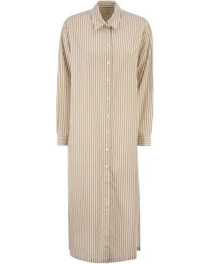 MC2 Saint Barth Long 'Shirtdress' Shirt - Natural