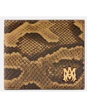 Amiri Python Bifold Wallet - White