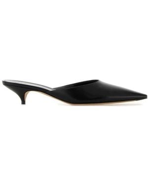 The Row Liisa Kitten Mule - White