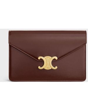 Celine Wallet On Chain Margo - Brown