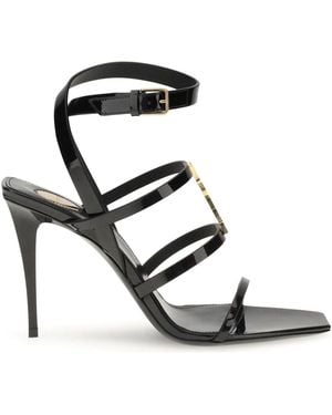 Saint Laurent Cassandra Sandals - Black