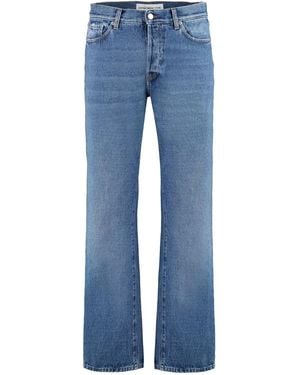 Department 5 Bowl Jeans 5-Pocket Straight-Leg Jeans - Blue
