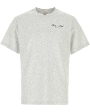 Sporty & Rich Sporty & Rich Club Script Tshirt - White