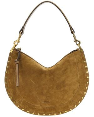 Isabel Marant 'Oskan Hobo Zipped' Shoulder Bag - Brown