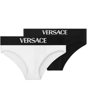 Versace Bipack Slip - Black
