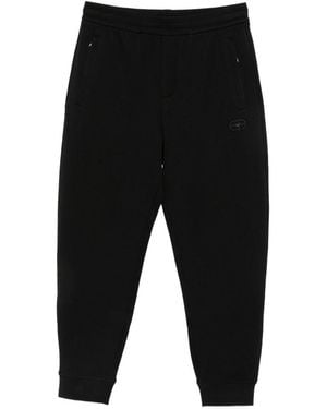 Emporio Armani Logo Cotton Joggers - Black