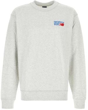 New Balance Athletics Premium Logo Crew - White