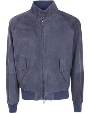 Baracuta "G9" Suede Jacket - Blue