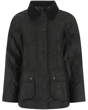 Barbour Beadnell Wax Jacket - Black
